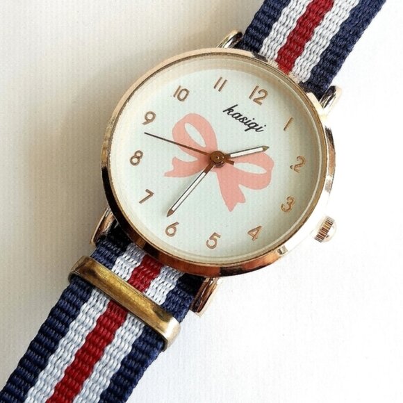 . Accessories - Red White and Blue watch Bow face